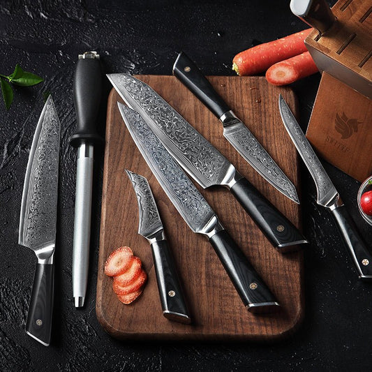 7PCS Kitchen Knives Set - Bluekies