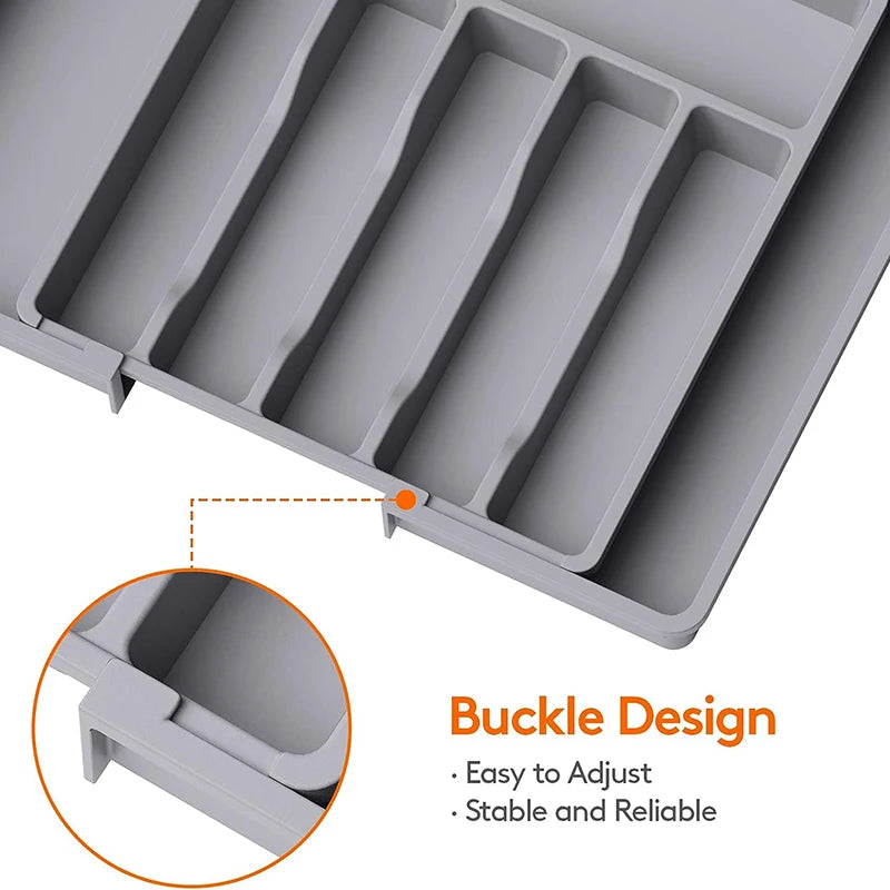 Expandable Tray Cutlery Storage