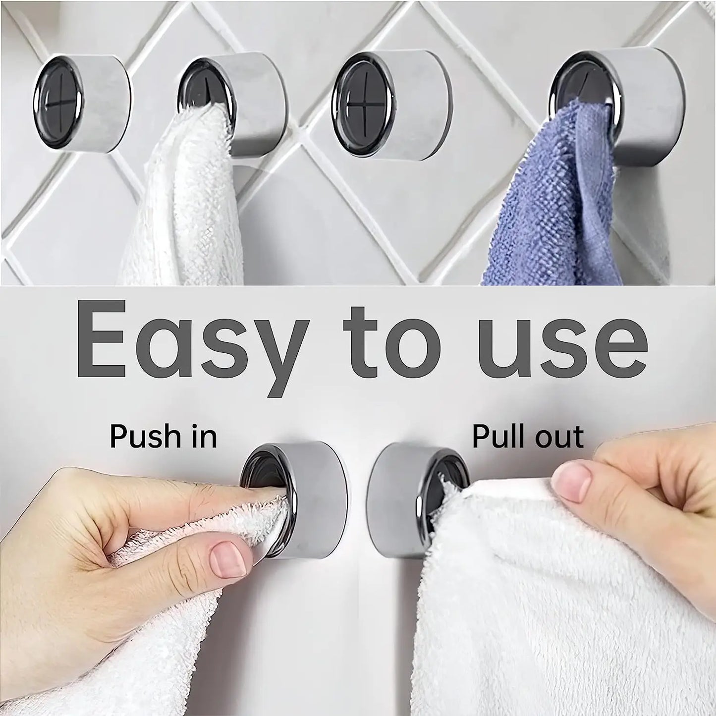 Self Adhesive Towel Plug Holders