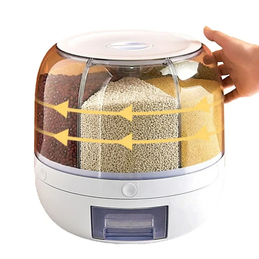 360 Degree Rotating Rice Dispenser