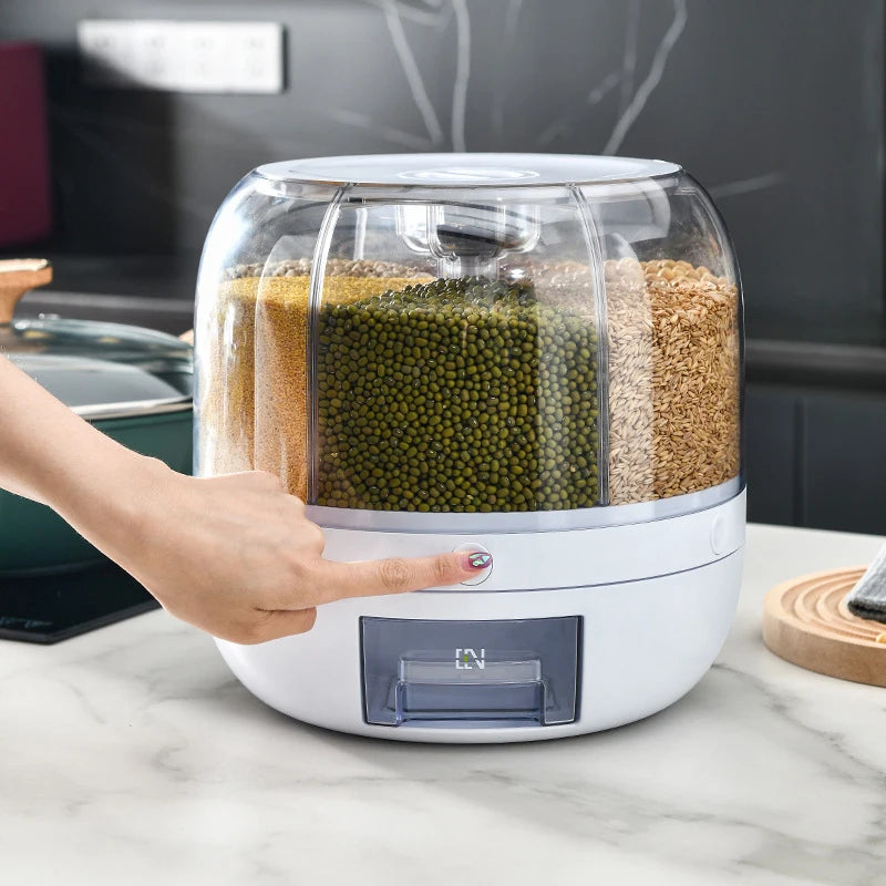 360 Degree Rotating Rice Dispenser