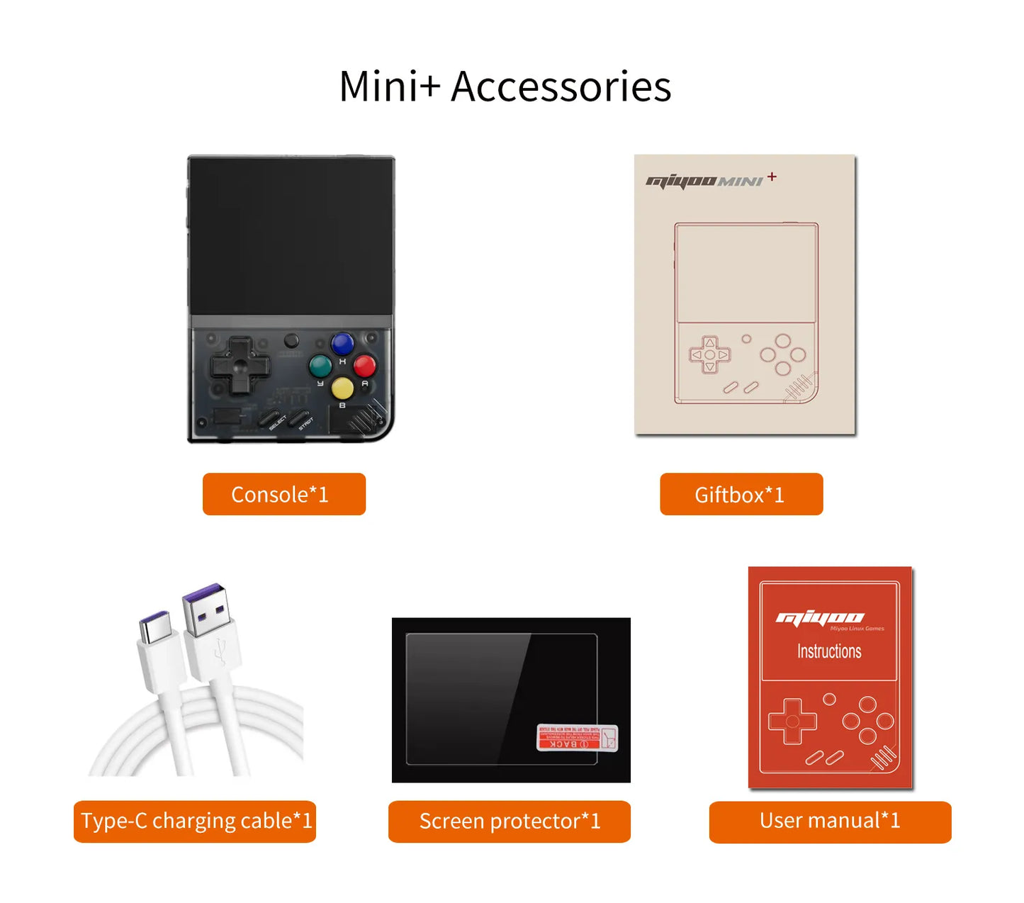 MIYOO Mini Plus Portable Retro Handheld Game Console