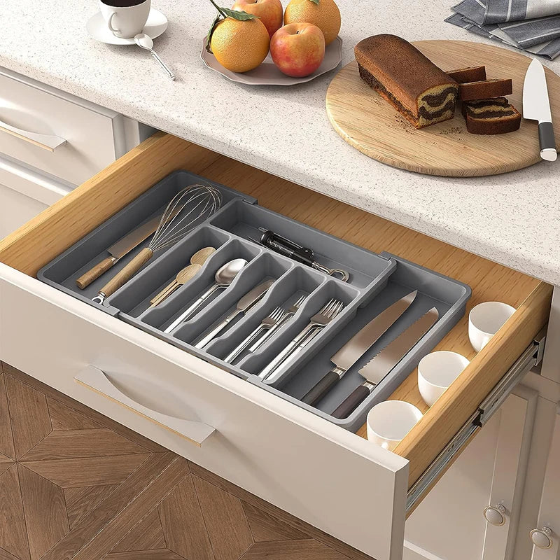 Expandable Tray Cutlery Storage