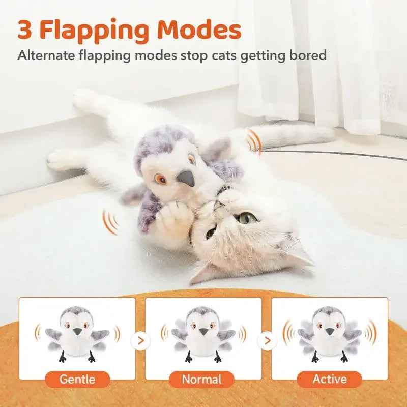 Flapping Bird Toy for Cats