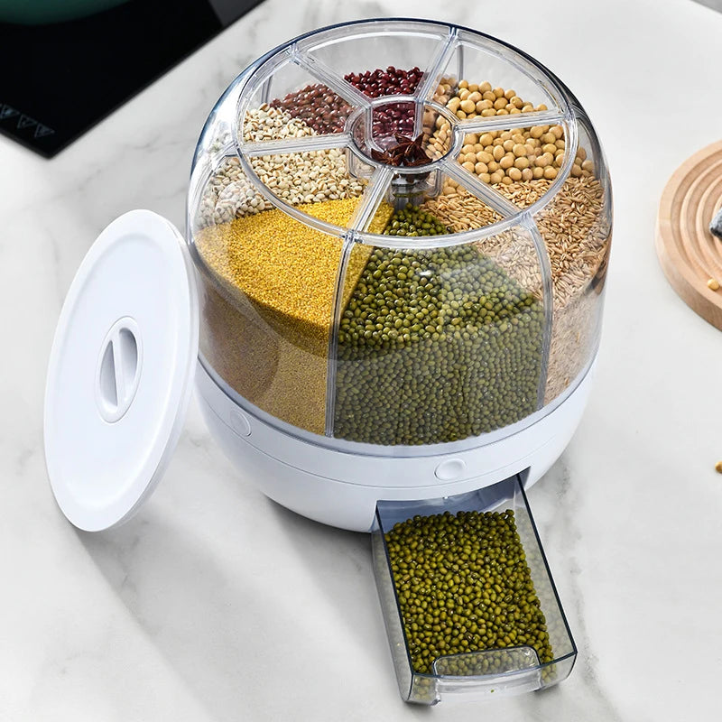 360 Degree Rotating Rice Dispenser