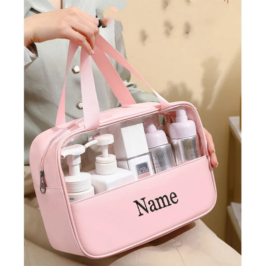 PVC Stitching Cosmetic Bag