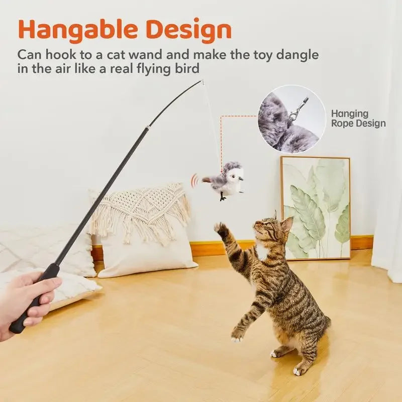 Flapping Bird Toy for Cats