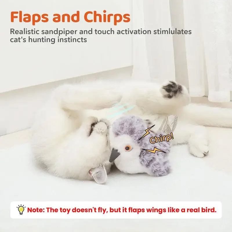 Flapping Bird Toy for Cats