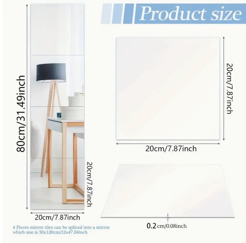 Self Adhesive Mirror Sheets