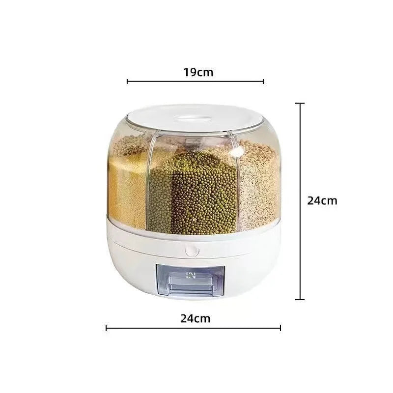 360 Degree Rotating Rice Dispenser