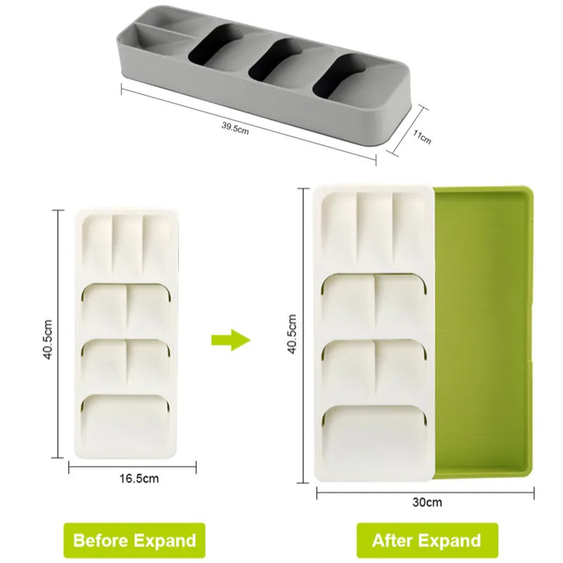 Expandable Tray Cutlery Storage