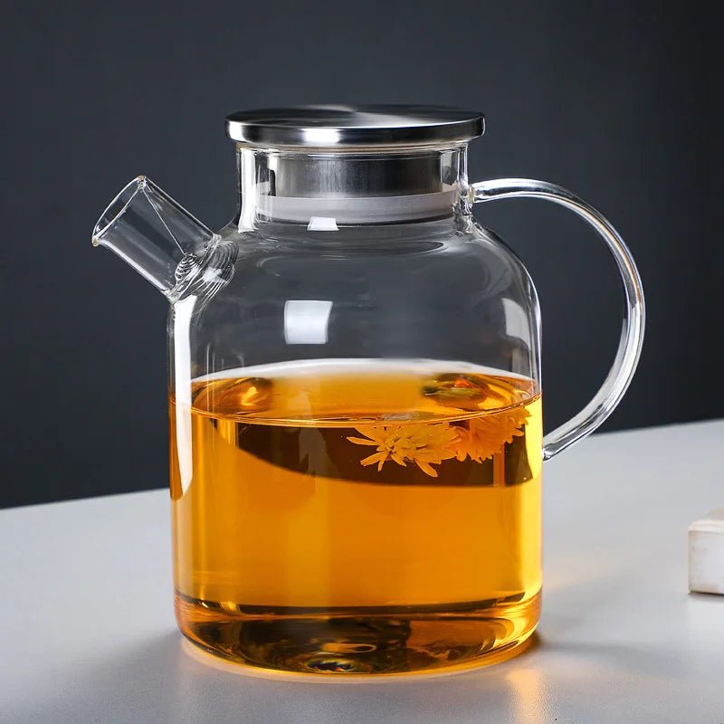 Borosilicate Glass Teapot - Bluekies