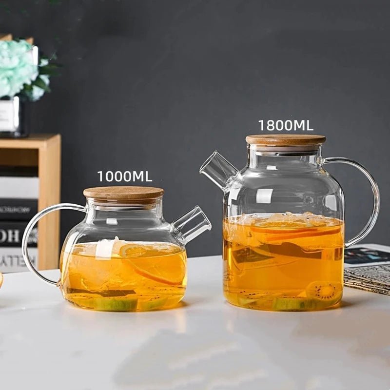 Borosilicate Glass Teapot - Bluekies