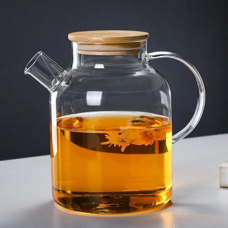 Borosilicate Glass Teapot - Bluekies