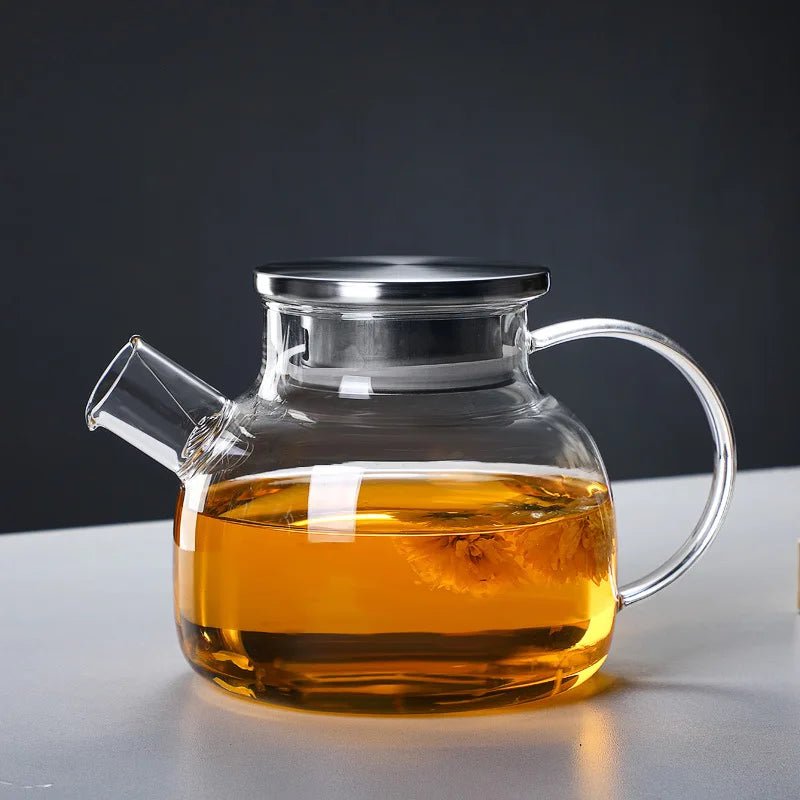 Borosilicate Glass Teapot - Bluekies