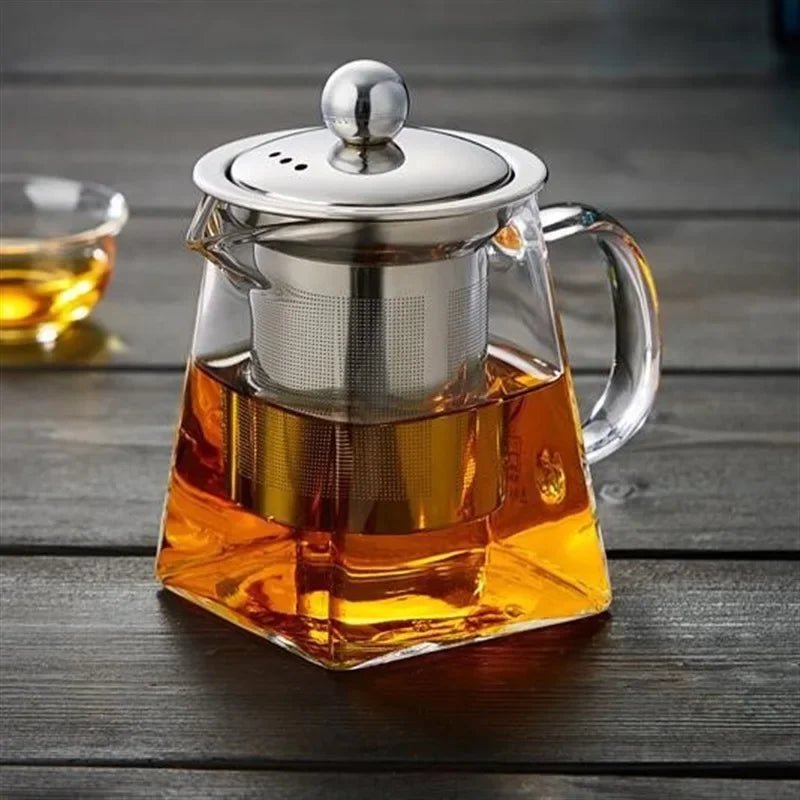 Glass Teapot - Bluekies