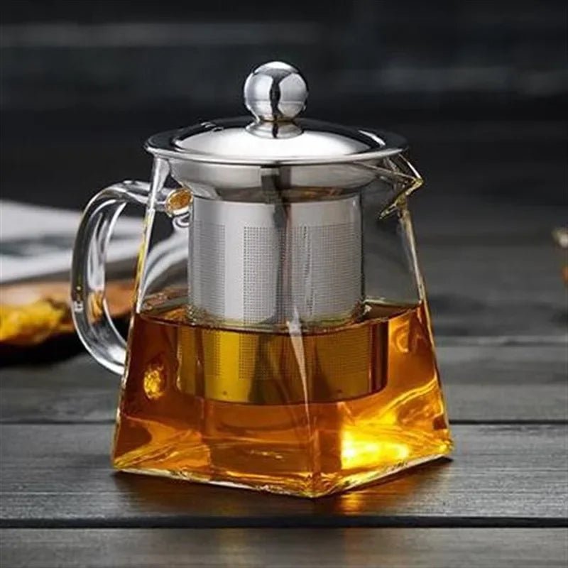 Glass Teapot - Bluekies