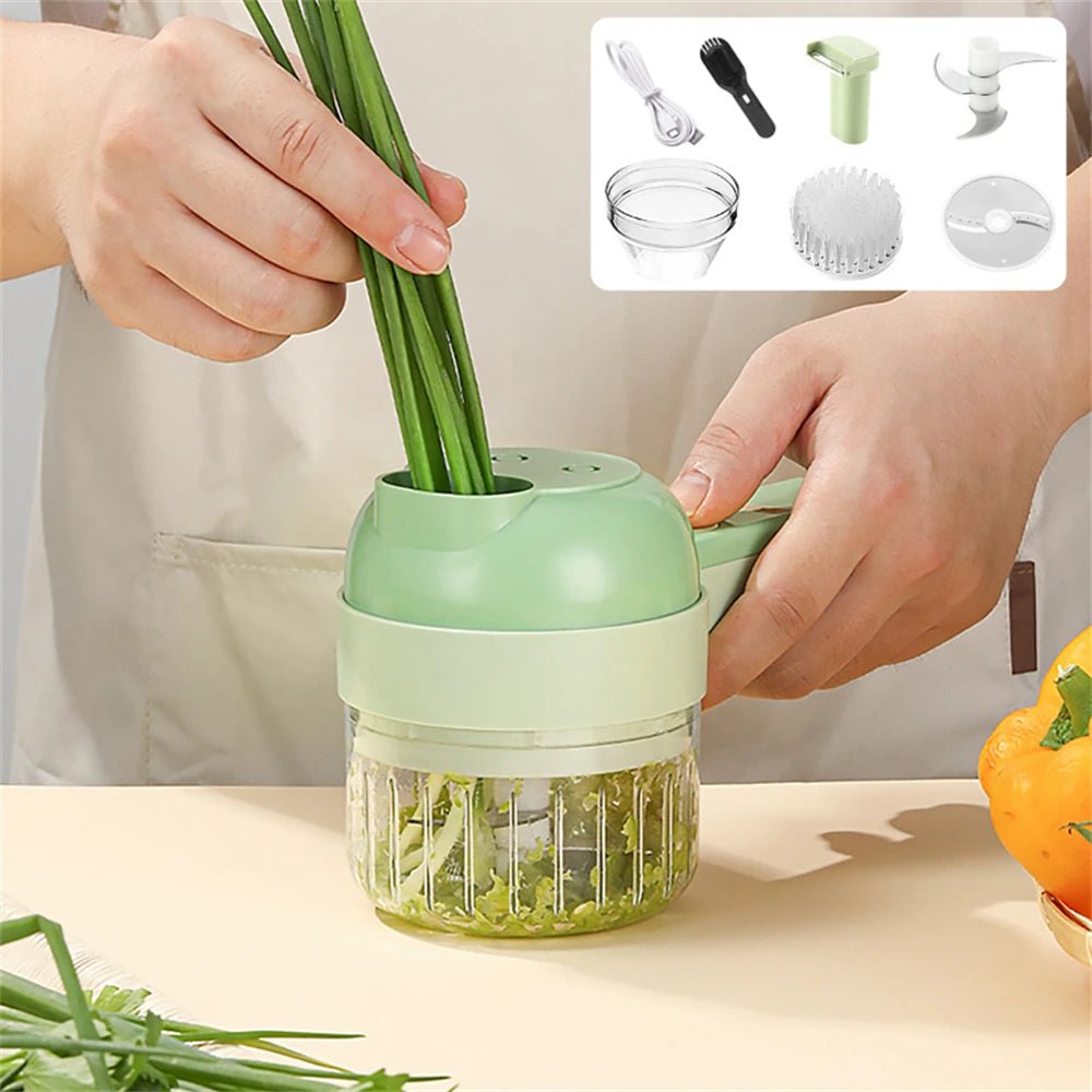 Multifunctional Electric Vegetable Cutter - Bluekies