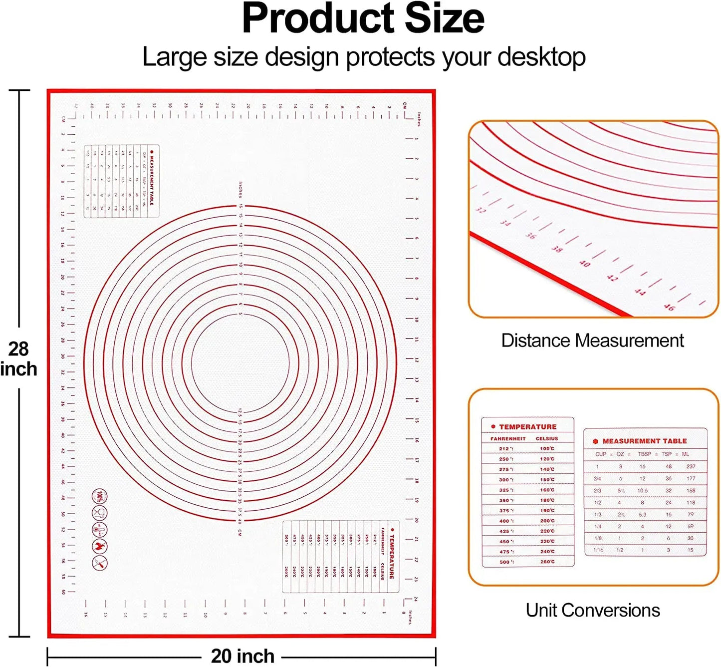 Silicone Baking Mat - Bluekies