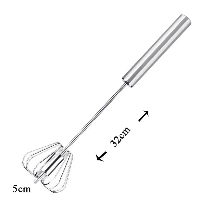 Stainless Steel Manual Egg Beater - Bluekies